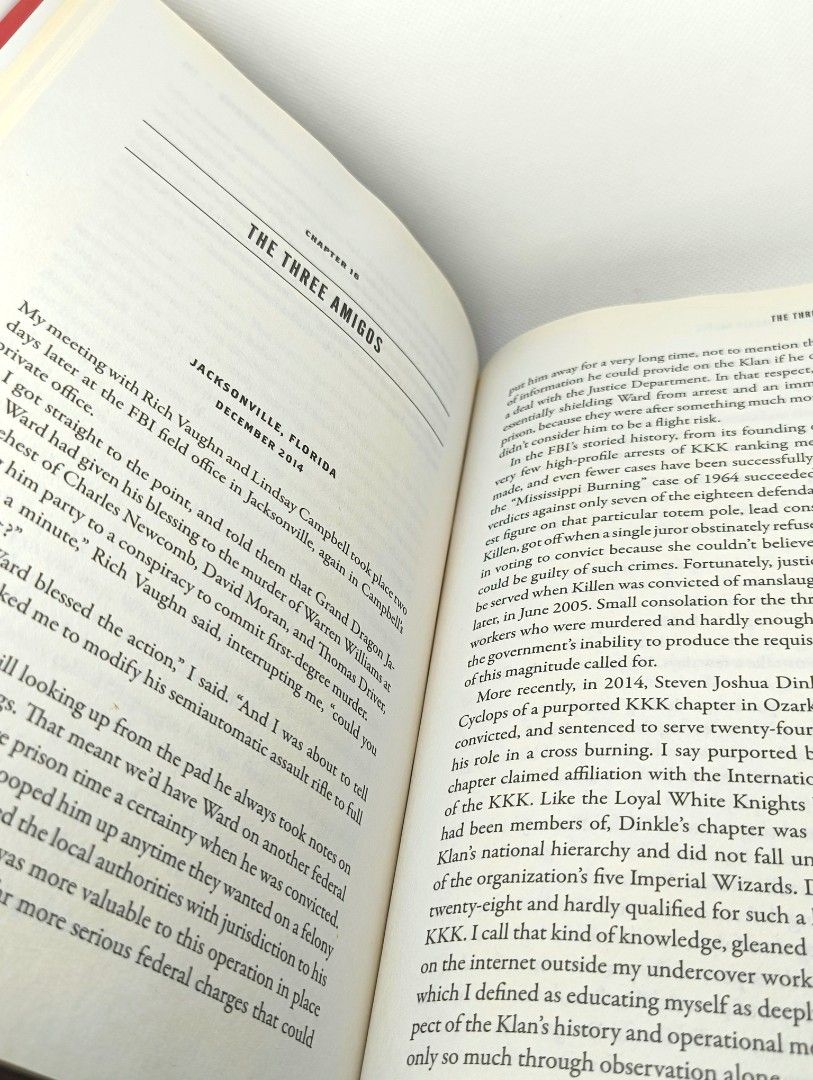 White Robes and Broken Badges by Joe Moore (Category: Storybooks) located in Bulacan. Submitted by kacr.by1 (Listing ID 1456138540, Image 3). Description: A non-fiction, political book on the KKK by Joe Moore. 4/5 rating on goodreads RFS: No longer interested; Need extra funds Details: No flaws No foxing No annotations No browning Hardcover Rarely available here in the Philippines! Payment Methods: GCash and Maya Cash accepted on meet-up.