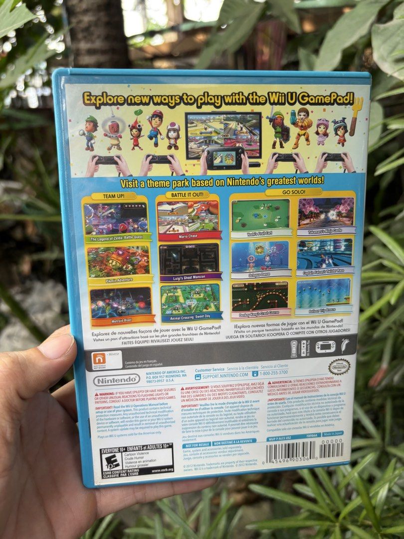 Wii U Nintendo Land (Category: Nintendo) located in Cebu City. Submitted by arrheniusplays (Listing ID 1456191714, Image 2). Description: WYSIWYG Authentic Pre-Owned 2 days warranty upon arrival.