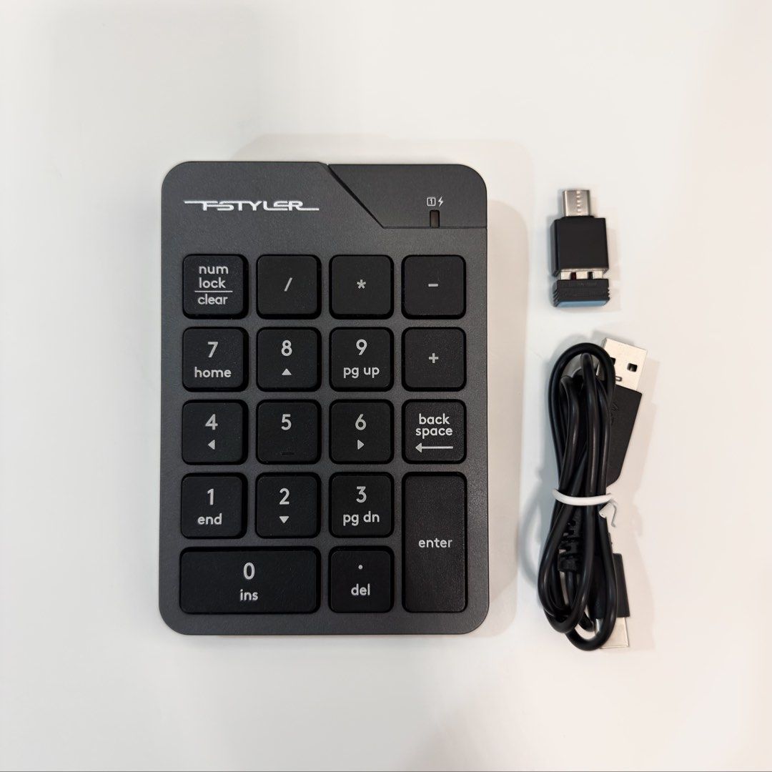 Wireless rechargeable numeric keypad / keyboard (Category: Computer Keyboard) located in Quezon City. Submitted by aj.mnl (Listing ID 1456148168, Image 1). Description: Used a few times No damages Original box not included.