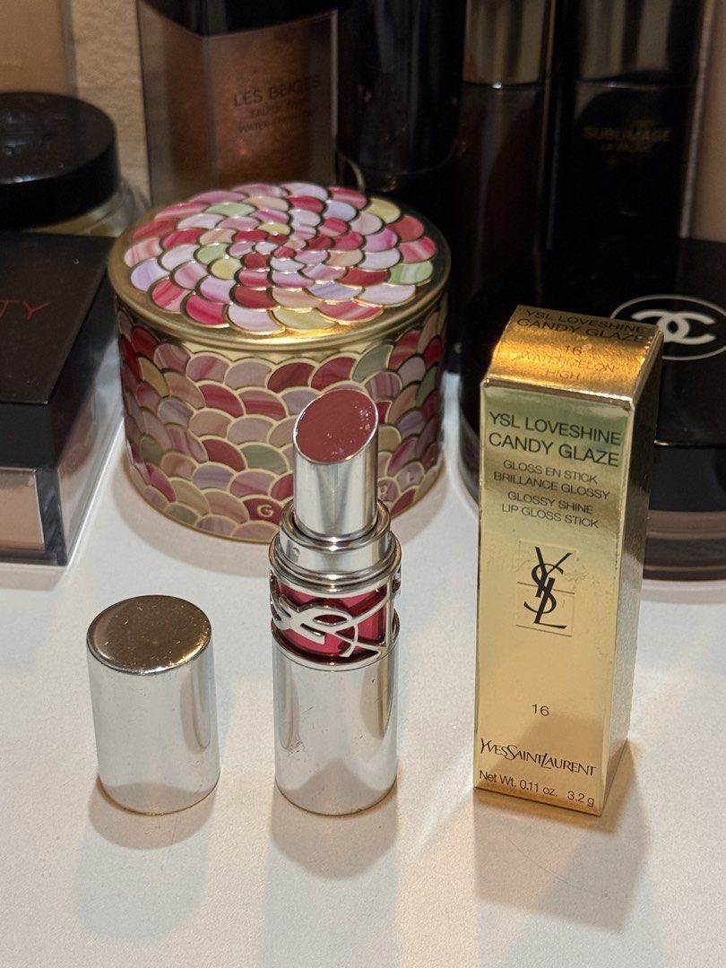 Ysl candy glaze 16 (Category: Makeup) located in Makati City. Submitted by luxxyfinds (Listing ID 1456191231, Image 1). Description: Ysl loveshine candy glaze Shade 16 watermelon high - Swatched once only (shade not for me) - Bought it from YSL powerplant for 3K slightly negotiable!.