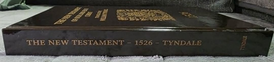 1526 TYNDALE NEW TESTAMENT (Category: Religion Books) located in Quezon City. Submitted by marklamsen (Listing ID 1453500047, Image 2). Description: For Sale (via PRE-ORDER) - 1526 TYNDALE NEW TESTAMENT / The New Testament of our Lord and Saviour Jesus Christ Published in 1526 by William Tyndale One of the most historically significant Bible translations In brand new glossy hardbound brown cover Inclusive of Tyndale's memoir of his life and writi