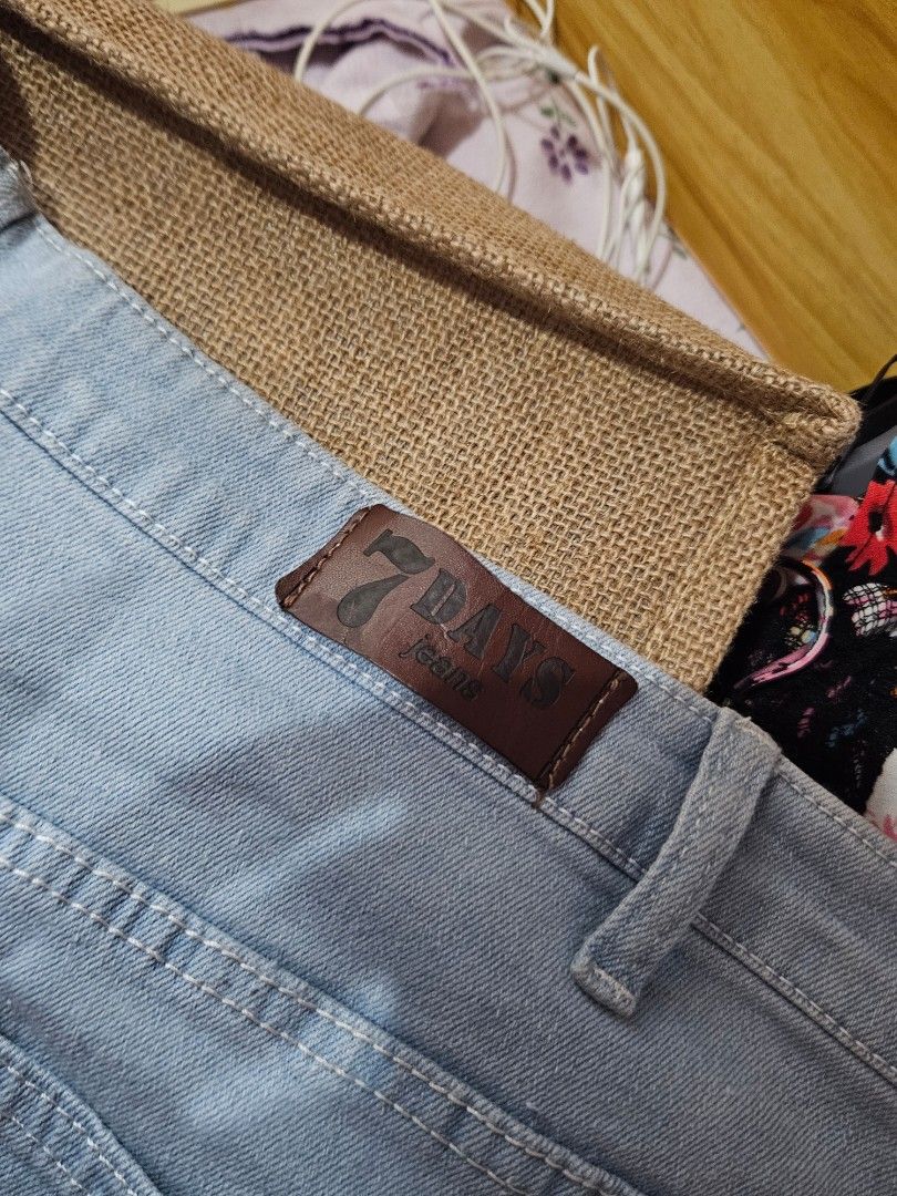 7 DAYS JEANS Light Blue Denim Jeans (Category: Jeans) located in Bacoor. Submitted by ellebread (Listing ID 1456391483, Image 2). Description: ㅡ 7 days skinny jeans (light blue denim) ㅡ stretchable, fits up to xl (waist 38-42in) ㅡ used once, very comfy fabric ㅡ price nego if buying other items ㅡ sf to be shouldered by buyer .