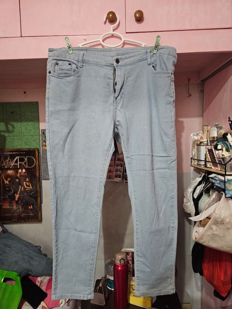 7 DAYS JEANS Light Blue Denim Jeans (Category: Jeans) located in Bacoor. Submitted by ellebread (Listing ID 1456391483, Image 1). Description: ㅡ 7 days skinny jeans (light blue denim) ㅡ stretchable, fits up to xl (waist 38-42in) ㅡ used once, very comfy fabric ㅡ price nego if buying other items ㅡ sf to be shouldered by buyer .