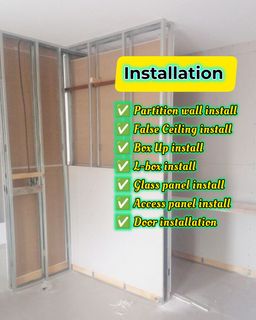 Partition Board Wall Installation & False Ceiling Installation  收藏品 3