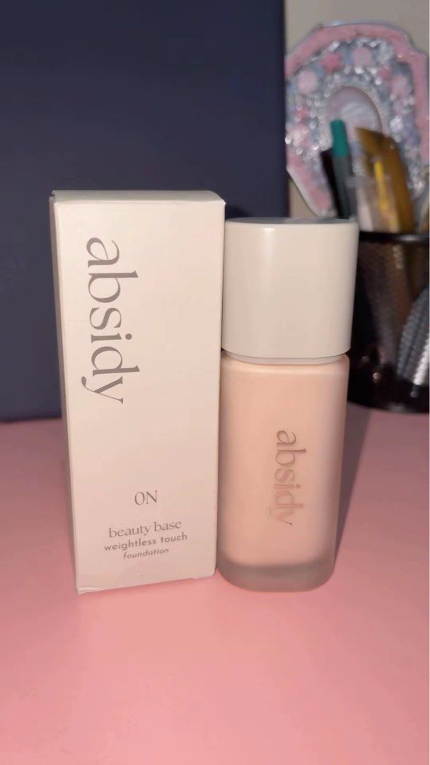Absidy foundation base, 0N shade> 480 (Category: Makeup) located in Manila. Submitted by chloerbls (Listing ID 1456318324, Image 1). Description: Hii🤗 < Absidy foundation, The shade is way too light, it's absidy's lightest shade actually🤧 but if you're going to use a bronzer or a contour with this foundation it can work with light- medium morena's, it's not that pale beige shade, it can oxidize ( This foundation is very good tho, i don't oil up