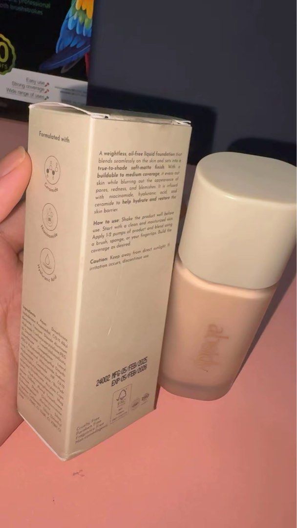 Absidy foundation base, 0N shade> 480 (Category: Makeup) located in Manila. Submitted by chloerbls (Listing ID 1456318324, Image 3). Description: Hii🤗 < Absidy foundation, The shade is way too light, it's absidy's lightest shade actually🤧 but if you're going to use a bronzer or a contour with this foundation it can work with light- medium morena's, it's not that pale beige shade, it can oxidize ( This foundation is very good tho, i don't oil up