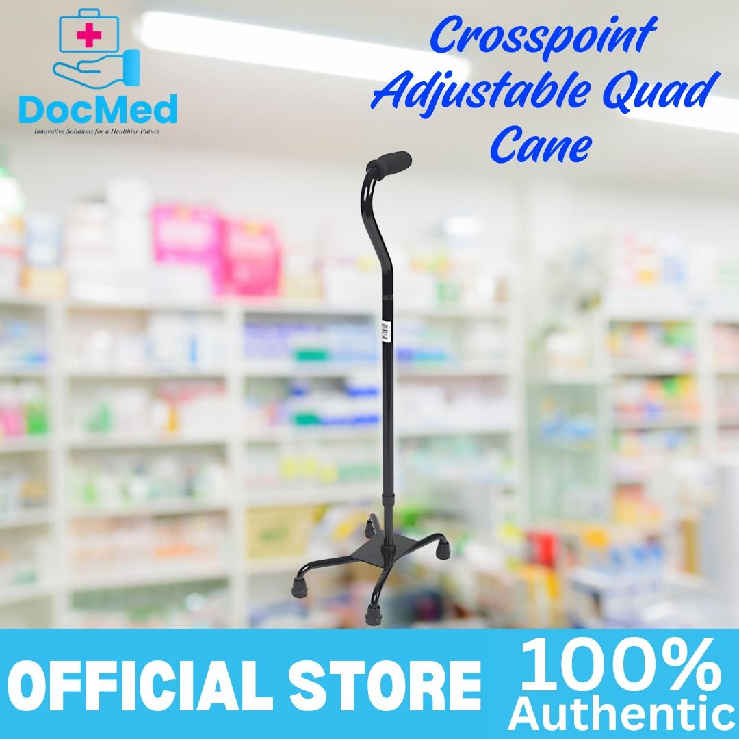 ADJUSTABLE QUAD CANE FOR ELDERS (Category: Medical Supplies & Tools) located in Quezon City. Submitted by zyra26 (Listing ID 1456245914, Image 1). Description: .