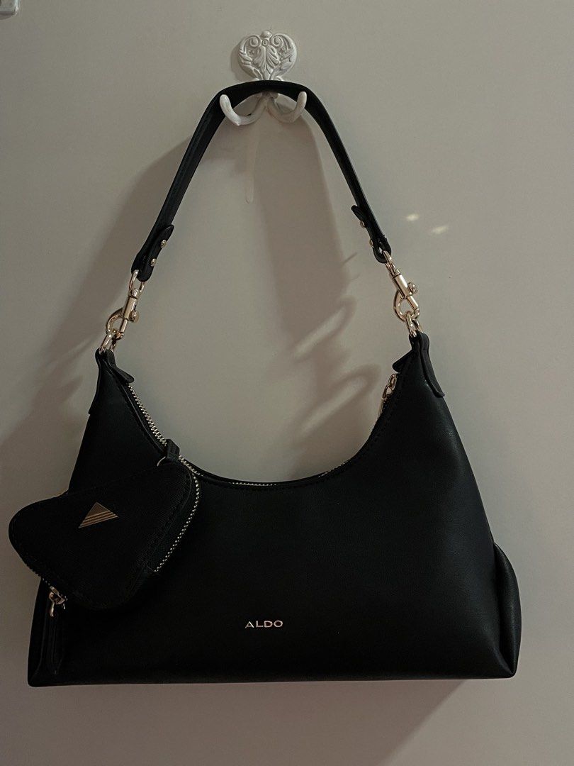 Aldo MTL72 Black Shoulder Bag Purse (Category: Purses & Pouches) located in Paranaque City. Submitted by fastbear-8239 (Listing ID 1456264493, Image 2). Description: - Never been used before - With brand new packaging, seals, and strap - Good quality.