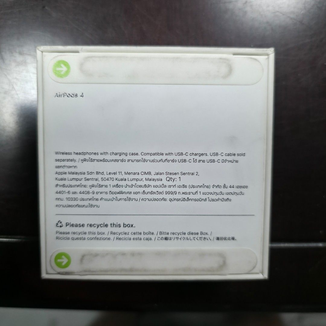 Apple AirPods 3rd Gen Wireless Earbuds (Category: Earphones) located in Manila. Submitted by warmpenguin_a9f380 (Listing ID 1456396288, Image 2). Description: - Apple AirPods 3rd Generation - Wireless Charging Case - Compatible with USB-C chargers - Purchased from Apple Store Malaysia - Quantity: 1 available.