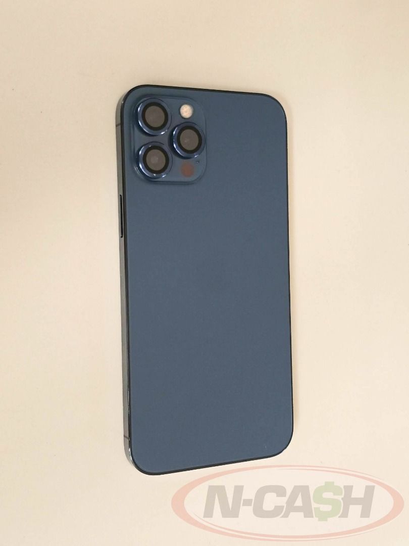 Apple iPhone 12 Pro Max 512GB (Category: iPhone 12 Series) located in Quezon City. Submitted by luxury_by_n-cash (Listing ID 1456283094, Image 2). Description: Apple iPhone 12 Pro Max 512GB MGDL3ZP/A Pacific Blue Factory unlocked Appearance is at least 9 out of 10 Battery Maximum Capacity of 86% No repair history Perfect working condition Selling as unit only PhP 18,500.