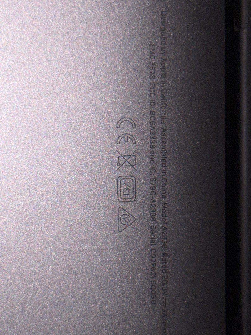 Apple MacBook Pro M1 Chip (Category: Laptops & Notebooks) located in Las Pinas. Submitted by mardisopogi (Listing ID 1456312534, Image 3). Description: Macbook Pro 2020 M1 Chip Apple M1 Chip 8GB RAM 256GB SSD 90%🔋 TouchBar✅ TrueTone✅ TouchID✅ No issue Unit & Charger only! ₱32,500.