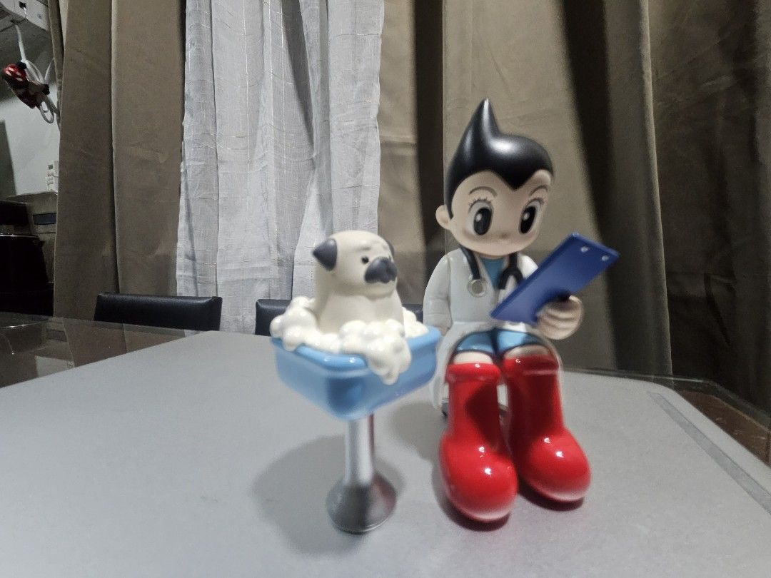 Astro Boy Figures Collection - Various Poses (Category: Figurines & Statues) located in Manila. Submitted by declutterhopper (Listing ID 1456240142, Image 3). Description: - Collection of Astro Boy figures available. - Features multiple characters and poses. - Some figures include accessories: soccer ball, megaphone, sandwich. - Ideal for Astro Boy collectors and fans of classic anime..
