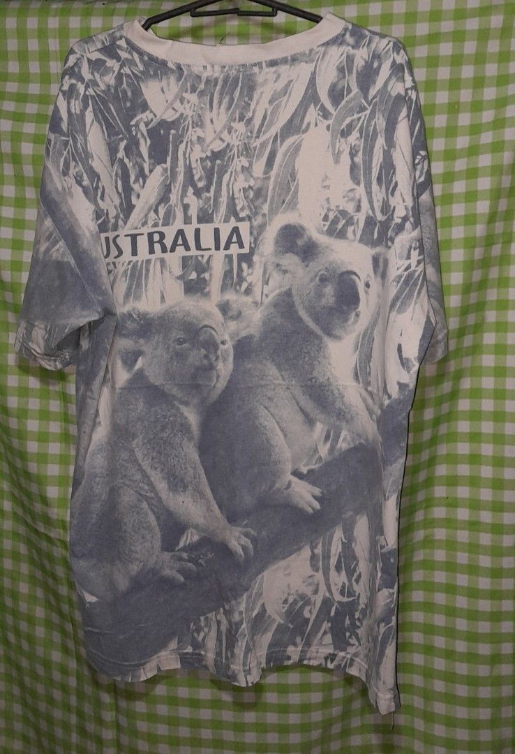 Australians Koala T-shirt (Category: Tshirts & Polo Shirts ) located in Manila. Submitted by goldrugs (Listing ID 1456328132, Image 2). Description: - Unique all-over print t-shirt - Features cute koalas and 'AUSTRALIA' text - Branded with 'Australians Do It Better' tag - Ideal for fans of Australia or koalas - Great as a graphic tee.