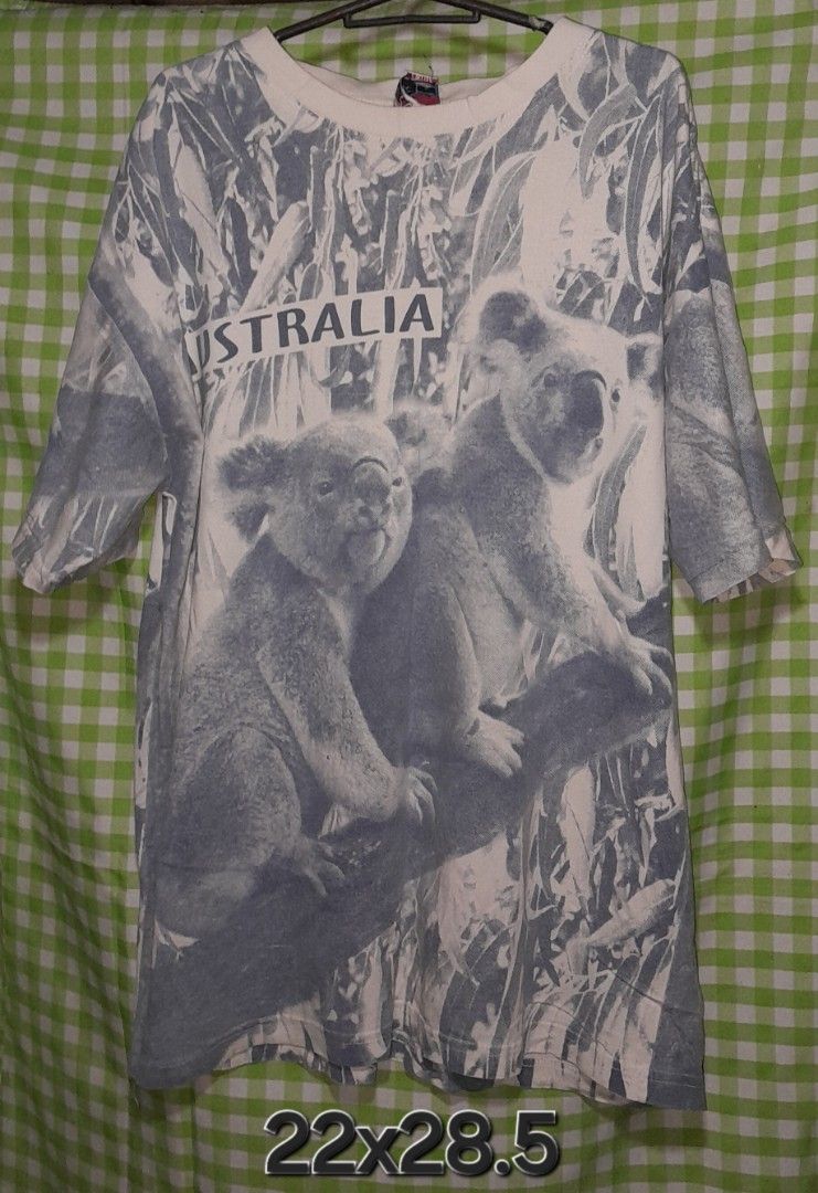 Australians Koala T-shirt (Category: Tshirts & Polo Shirts ) located in Manila. Submitted by goldrugs (Listing ID 1456328132, Image 1). Description: - Unique all-over print t-shirt - Features cute koalas and 'AUSTRALIA' text - Branded with 'Australians Do It Better' tag - Ideal for fans of Australia or koalas - Great as a graphic tee.