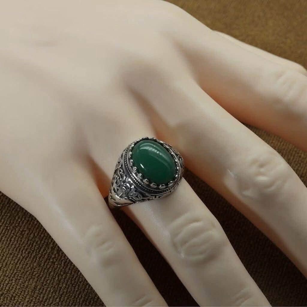 Authentic 92.5 Sterling Silver Jade Stone Men Ring (Category: Jewelry) located in Manila. Submitted by pulzerasjewelry (Listing ID 1456335308, Image 1). Description: 100% Authentic 925 Silver Authentic Sterling Silver made in Italy ✔️Authentic 92.5 Sterling Silver ✔️Authentic Silver ✔️Zirconian Stone ✔️Made in Italy •Same day delivery for Metro Manila via Lalamove/Grab🛵 •LBC Shipment for Provinces area •Tiktok Checkout option •Shipping Nationwid