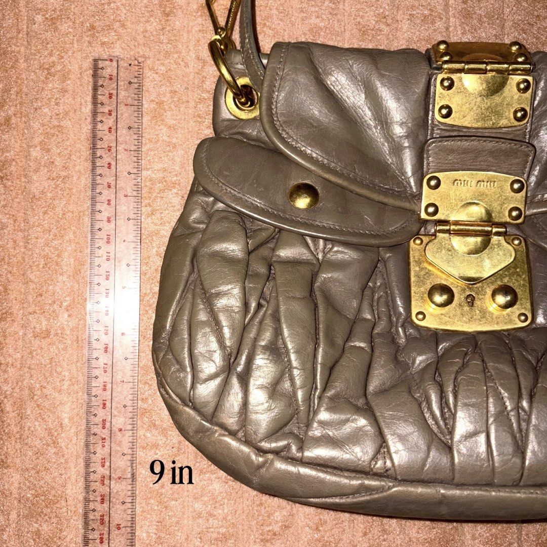 [Authentic] Miu Miu Matelassé Sling Bag (Category: Luxury Bags & Wallets) located in Calamba. Submitted by cesslajara (Listing ID 1456356990, Image 3). Description: .