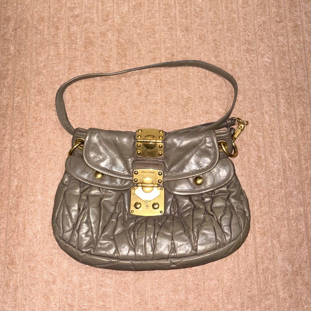 [Authentic] Miu Miu Matelassé Sling Bag (Category: Luxury Bags & Wallets) located in Calamba. Submitted by cesslajara (Listing ID 1456356990, Image 2). Description: .