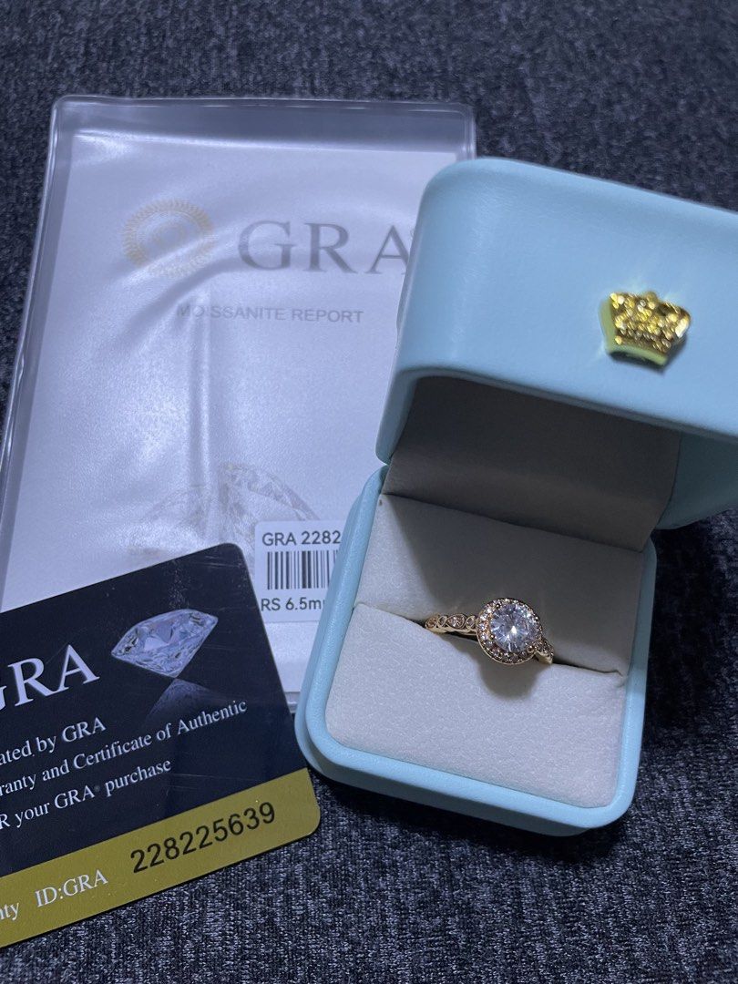 AUTHENTIC MOISSANITE ROUND CLASSIC ADJUSTABLE RING (Category: Rings) located in Cavite. Submitted by AlwaysGiveBack (Listing ID 1456284270, Image 1). Description: AUTHENTIC MOISSANITE ROUND CLASSIC ADJUSTABLE RING Facts about Moissanite 💎 Second hardest gemstone to Diamond 💎 More brilliant than diamond 💎 More fire & sparkle than any other gemstones Details: - Perfect gift - Fits all sizes, adjustable - With GRA certificate - FREE jewelry box ₱