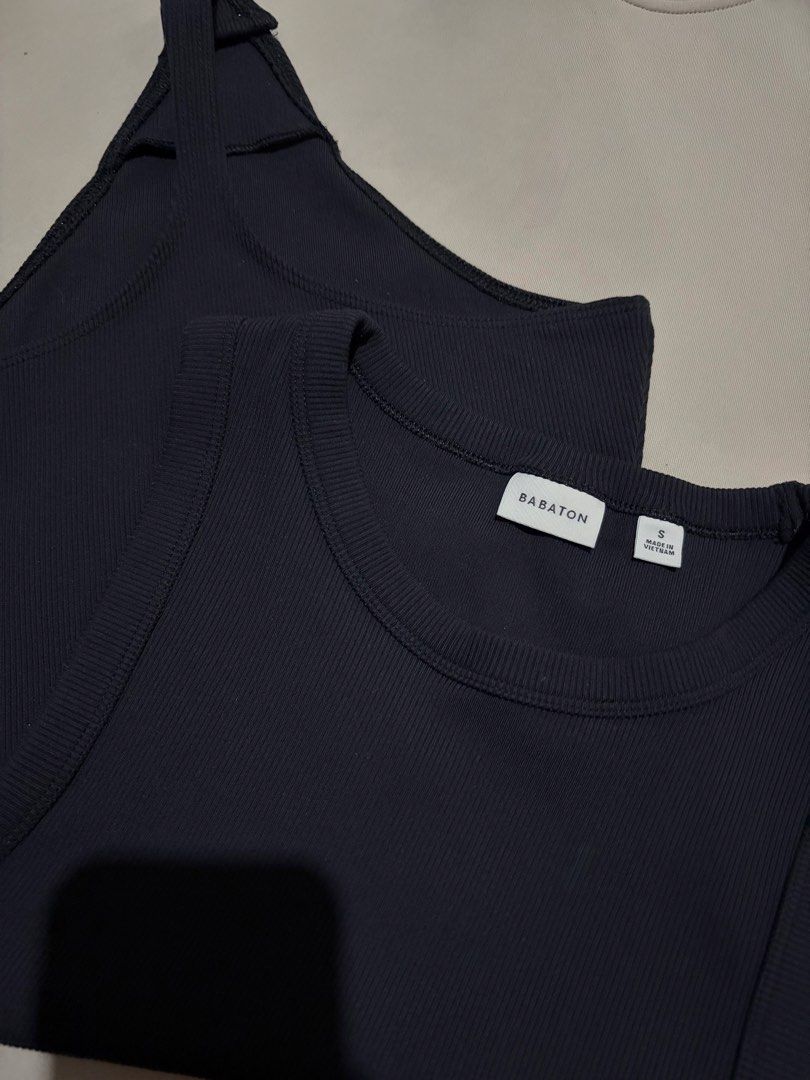 Babaton Black Ribbed Tank Bodysuit Size S (Category: Sleeveless) located in Lucena. Submitted by te_arts (Listing ID 1456321704, Image 3). Description: used once!!.