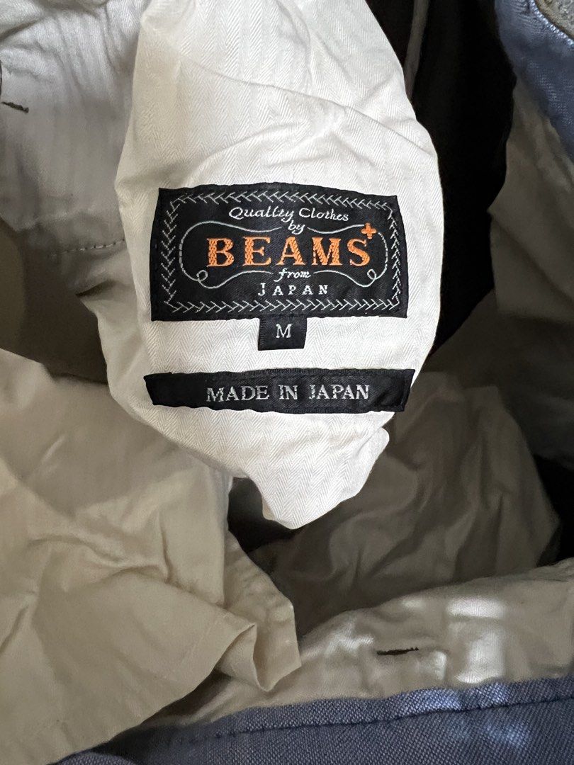 BEAMS PLUS 2 Pleats Twill （分類：牛仔褲、Leggings）位於 Hong Kong。 由 maseason.forest 提交（商品編號 1456364247，圖片 3）。簡介： BEAMS PLUS 2 Pleats Twill Size M 腰圍42cm 褲長95cm 兩著一洗 $500 SF到付優先🙏🙏。