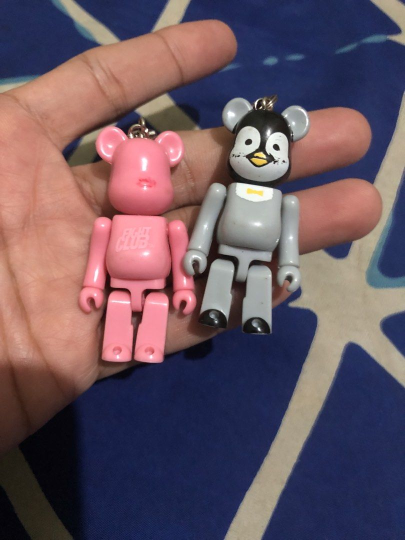 Bearbricks key charm figurines (Category: Designer & Blind Box Toys) located in Quezon City. Submitted by markgolveo (Listing ID 1456343909, Image 2). Description: Bearbricks key charm figurines.
