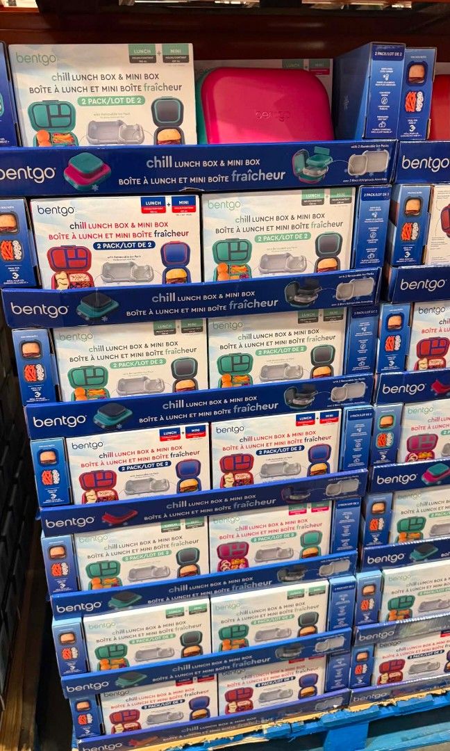 Bentgo Chill Lunch Box & Mini Box Set - 2 Pack (Category: Food Organization & Storage) located in Manila. Submitted by collasklar12236 (Listing ID 1456409851, Image 2). Description: - 2-pack: Bentgo Chill lunch box (788ml) & mini box (639ml) - Built-in cooling: Removable ice packs fit below food tray - Keeps food fresh and cool longer - Leak-proof design for mess-free transport - Dishwasher safe food tray for easy cleanup - Ideal for kids ages 3 
