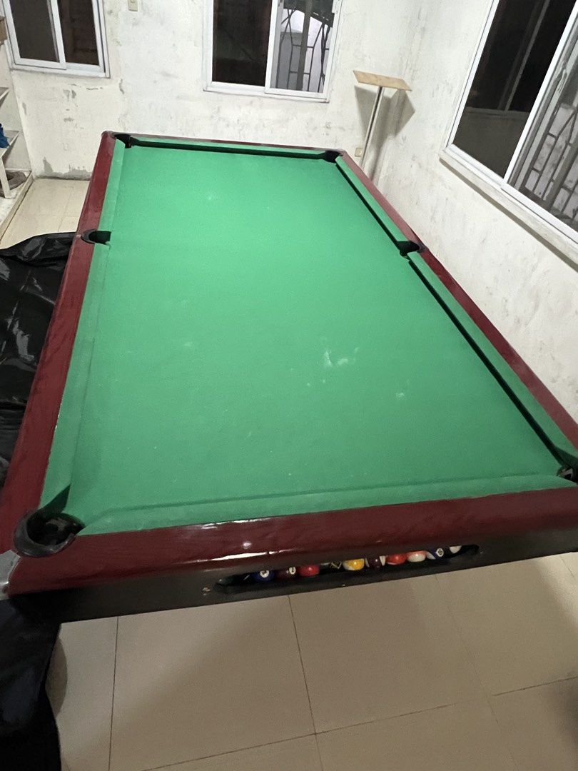billiards for sale (Category: Billiards and Bowling) located in Manila. Submitted by newriver-b253 (Listing ID 1456381684, Image 1). Description: billiards maxima7 forsale canopy location: 10 socorro at biglang awa subdvision novaliches qc rfs: decluttering mura n po yan kayo n po bahala mag baklas at kabit.