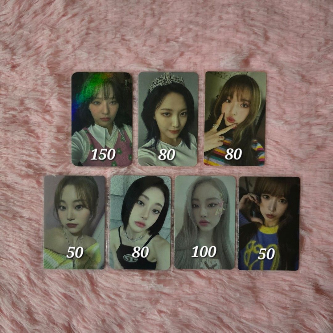 Billlie moonsua haram sheon haruna photocards (Category: Raw Singles) located in Sison. Submitted by flowerhaerim (Listing ID 1454924874, Image 1). Description: — onhand and ready to ship — x sensi — with freebies! — rcbyt flowerhaerim.carrd.co .