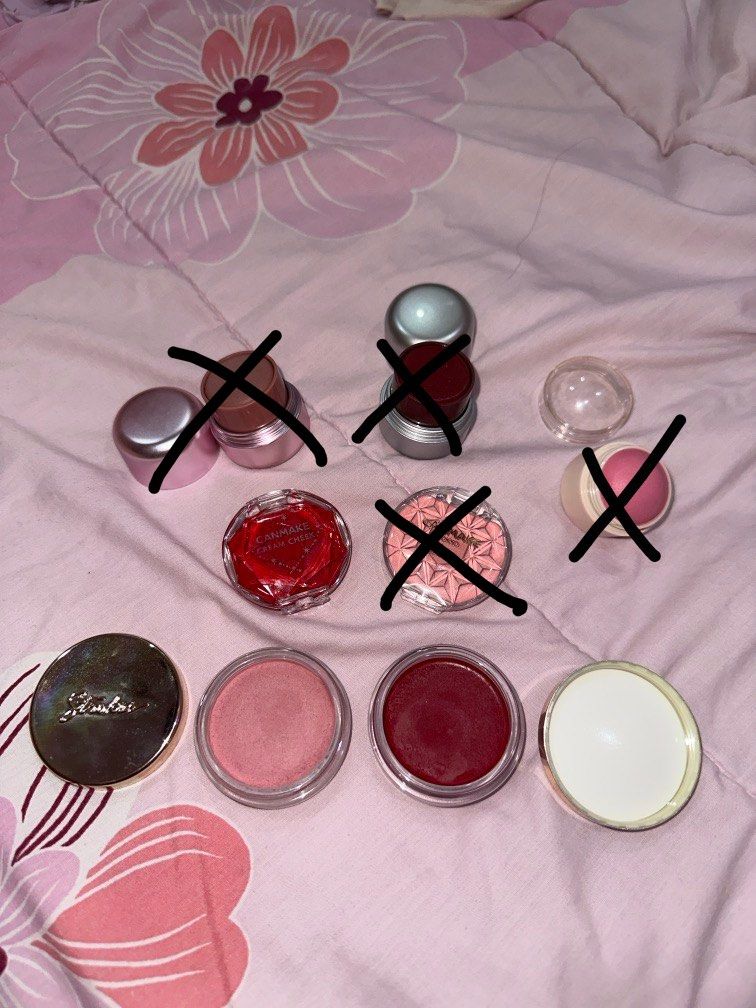 Blushes for Sale (Assorted) (Category: Makeup) located in Manila. Submitted by sellingjoitems (Listing ID 1450715050, Image 2). Description: Rfs: decluttering, too many blushes. last price on all Take All - 550 Canmake Cream Cheek M03 (LIMITED EDITION) - SOLD Canmake Cream Cheek CL01 - 250 Issy Ripe Creme Juice Stick - SOLD Issy Cowgirl - SOLD Lucky Beauty Mini Softie - SOLD Strokes Crush Blush Ladylike - 150 Strokes Crush Blush Hottie - 150.