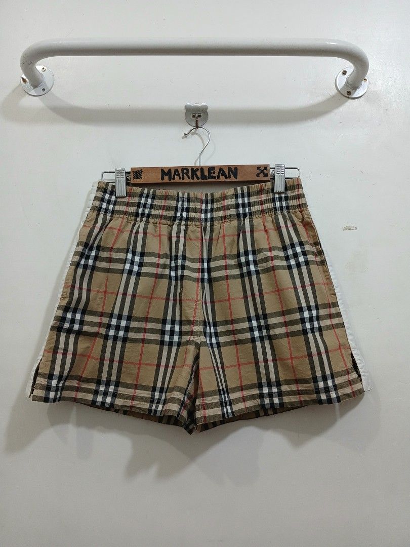 Burberry Nova plaid Shorts (Category: Luxury Apparel) located in Taytay. Submitted by leanmark103093 (Listing ID 1456378248, Image 1). Description: BURB€RR√ Wmns Nova plaid Shorts Size 4 on tag 28 to 32 Waistline 14 Length Excellent Condition No issue 📩📩📩📩.