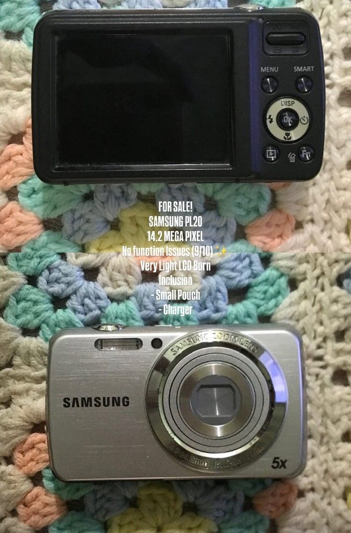 Camera, Digi Cam (Category: Cameras) located in Bulacan. Submitted by retrohaven00 (Listing ID 1456379768, Image 1). Description: issue: slightly burn LCD.