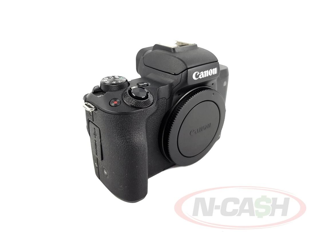 Canon EOS M50 with 15-45 Kit Lens (Category: Cameras) located in Quezon City. Submitted by luxury_by_n-cash (Listing ID 1456283634, Image 2). Description: Canon EOS M50 with 15-45 Kit Lens Perfect working condition Appearance is 9 out of 10 Camera comes with Canon 15-45mm Lens, 64GB Sandisk Ultra MicroSDXC, original battery, replacement battery, Canon battery charger, silicon case and neck strap. Nothing more. PhP 21,800.