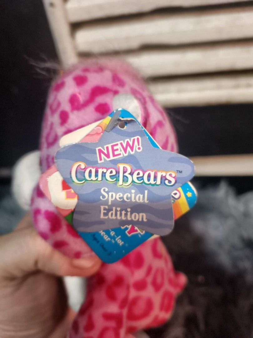 Care bears Special edition (Category: Designer & Blind Box Toys) located in Pasig City. Submitted by randomstuffs23 (Listing ID 1456324371, Image 2). Description: Wash nyo nalang kung may onti alikabok For lalamove or pick up.