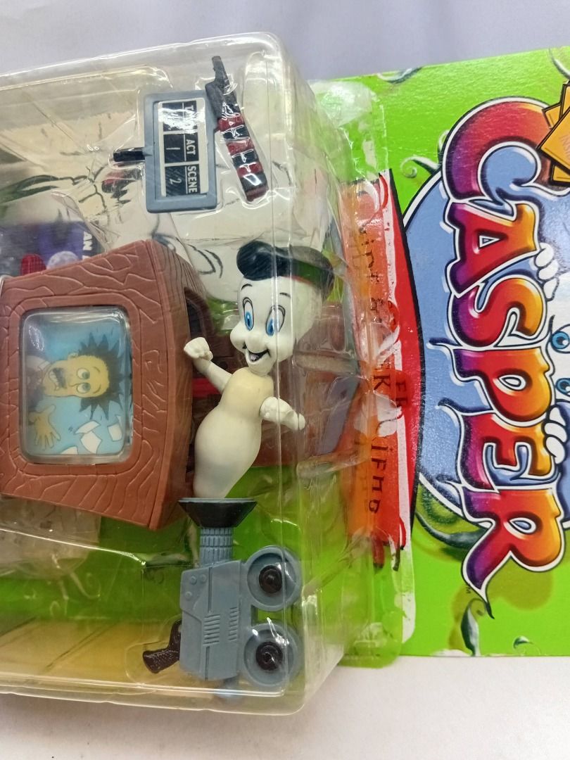 Casper The Friendly Ghost TV Set 1997 Trendmasters Action Figure (Category: Designer & Blind Box Toys) located in Quezon City. Submitted by ToyzzKoleksyon (Listing ID 1456250944, Image 2). Description: Authentic/Branded. -Price: 800 -Condition: AS IS. Good. OLD STOCK. -Issue: OPENED DAMAGE BOX -What you see is what you get. -Please check photos for issues. -Location: Quezon City b149b.