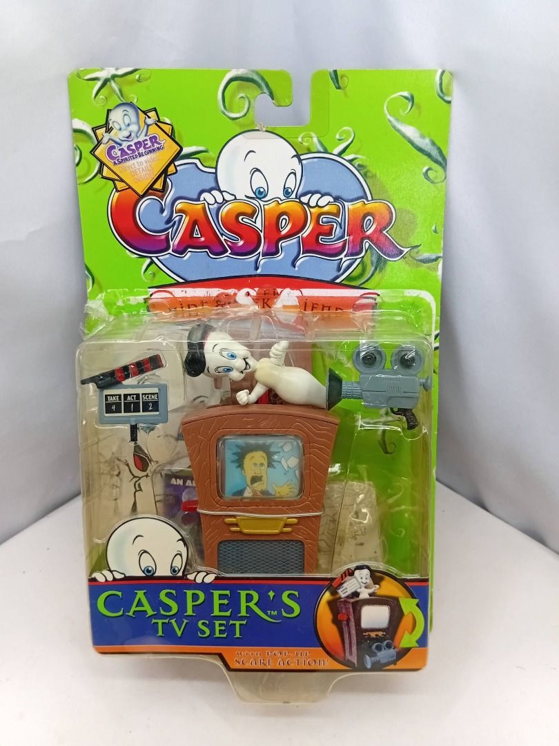 Casper The Friendly Ghost TV Set 1997 Trendmasters Action Figure (Category: Designer & Blind Box Toys) located in Quezon City. Submitted by ToyzzKoleksyon (Listing ID 1456250944, Image 1). Description: Authentic/Branded. -Price: 800 -Condition: AS IS. Good. OLD STOCK. -Issue: OPENED DAMAGE BOX -What you see is what you get. -Please check photos for issues. -Location: Quezon City b149b.