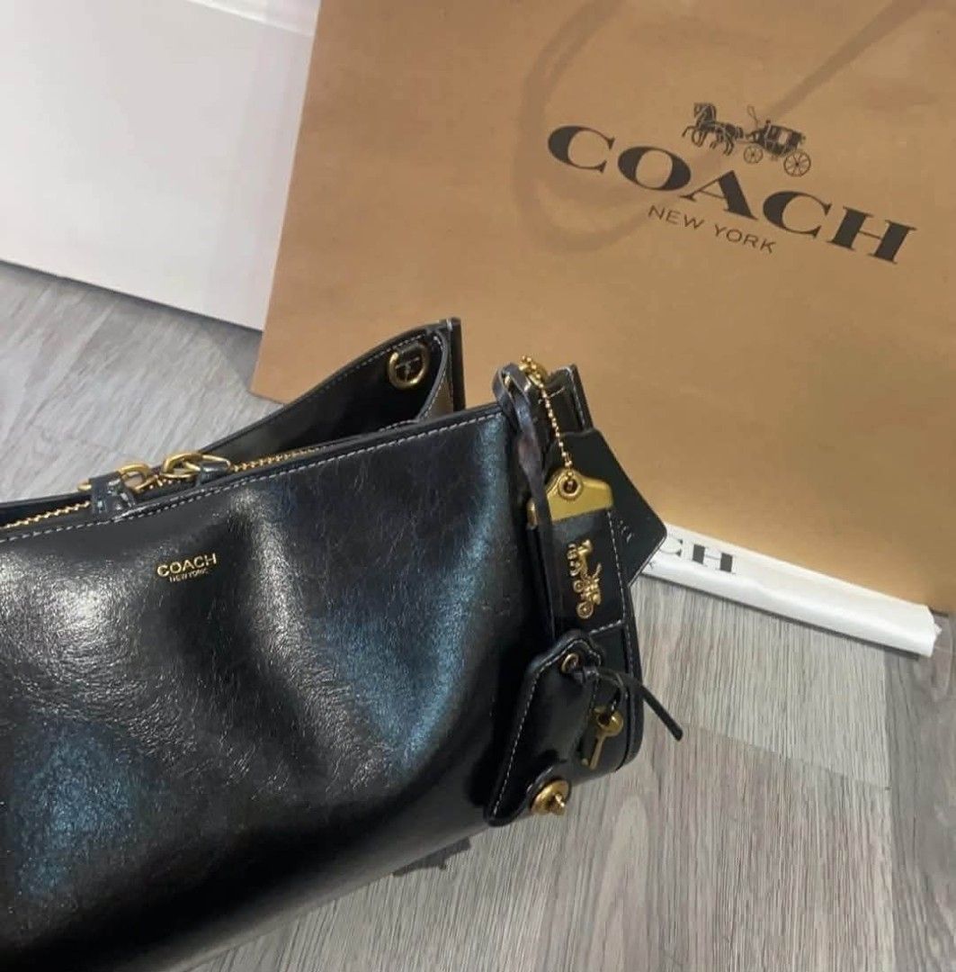 Coach Rogue 34 in Black (Category: Shoulder Bags) located in Quezon City. Submitted by bagsboutiqueph (Listing ID 1456349741, Image 3). Description: LAST PRICE POSTED. LIMITED STOCKS! BRANDNEW WITH INCLUSIONS. COLOR MAY SLIGHTLY VARY IN ACTUAL DUE TO LIGHTING AND CAMERA SETTING. OTHER PHOTOS WILL BE SEND DURING PURCHASE AND FOR SURE BUYERS ONLY. WHEN IN DOUBT, DO NOT ORDER. THANK YOU..
