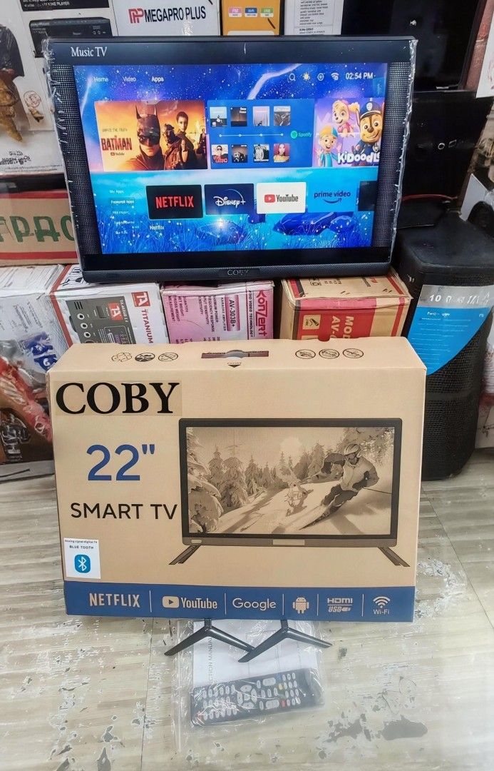 COBY 22" SMART ANDROID TV AVAILABLE ONHAND AND COD (Category: TV) located in Manila. Submitted by everyjuantv (Listing ID 1456248445, Image 1). Description: Brand new with 1 YEAR WARRANTY SERVICE & 1 WEEK REPLACEMENT ✅ WITH BLUETOOTH ✅ READY FOR NETFLIX AND YOUTUBE ✅ FULL HD ✅ ANDROID 15 PM ME FOR MORE DETAILS📩.