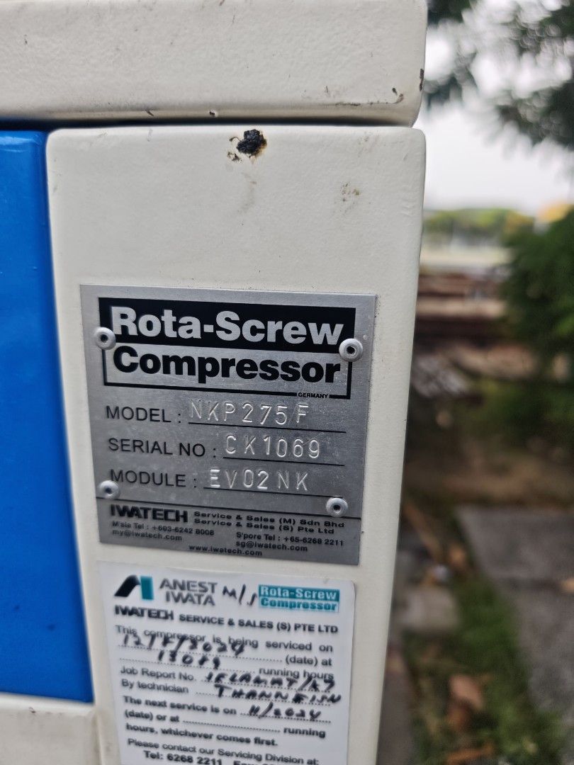 Compressor (Category: Bodywork & Spray Painting) located in Singapore. Submitted by karthikprabhu884u (Listing ID 1456297346, Image 2). Description: used compressor .