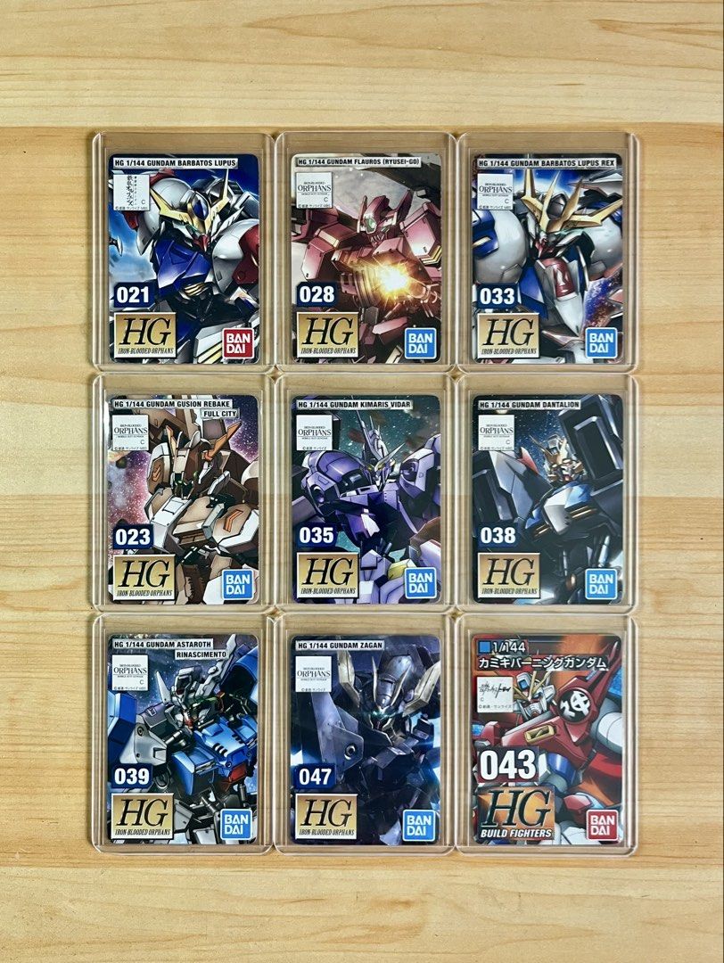 CUSTOM SERVICE: Gunpla Boxart Cards (Category: Raw Singles) located in Muntinlupa City. Submitted by vince413 (Listing ID 1456288944, Image 1). Description: CUSTOM SERVICE: Gunpla Boxart Cards —₱100 (PER CARD) —Cards are cut with precision and preferred positioning based on every customers’ demand. Cards are cut and coonstructed uniformly, with corners cut using SUNSTAR KADOMARU PRO NEO to ensure that card shape is similar to other TCG such as Po