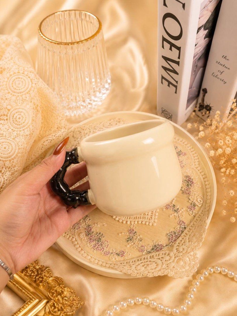 Cute Ceramic Mugs Unique Design 3D Aesthetic (Category: Coffee & Tea Tableware) located in Caloocan City. Submitted by sujenzkiii (Listing ID 1456297422, Image 3). Description: 🧚‍♀️ PERFECT FOR EVERYDAY USE — Calling all people who love aesthetic finds, 3D mugs, cute mugs, and more! 🍵 Coffee & Matcha lovers, these are perfect for you! 💝 Styles available: 3D, Coquette, Plain & Aesthetic designs 🍵 Ceramic mugs imported from an international sup