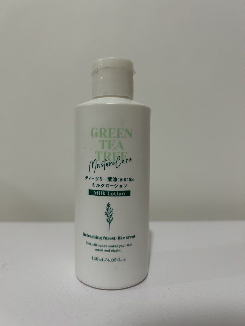 Daiso Green Tea Tree Moisture Care Milk Lotion (Category: Face Care) located in Rizal. Submitted by CMaeCAme (Listing ID 1456329205, Image 1). Description: Brandnew!.