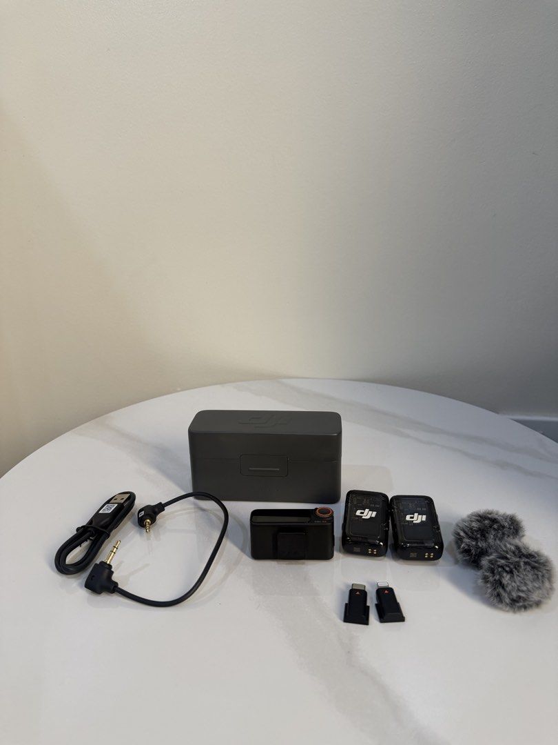 DJI Mic 2 Wireless Microphone System (Category: Microphones) located in Manila. Submitted by declutterreset.ry (Listing ID 1456243910, Image 2). Description: - DJI Mic 2 wireless microphone system - Includes transmitter(s), receiver, and charging case - Delivers crystal-clear audio recording - All accessories neatly organized in the case - Ideal for your next video or audio project - Rarely used original price is 14,500 - Feel free to ask any que