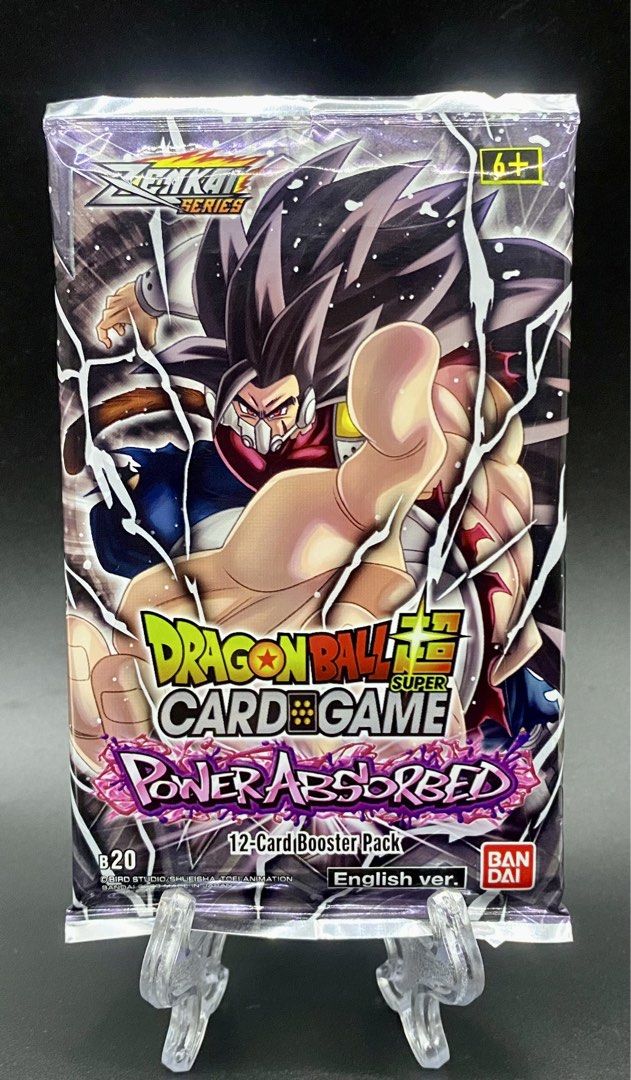 Dragon Ball Z Power Absorbed B20 Booster Pack (Category: Card Packs) located in Angeles City. Submitted by lensongsong (Listing ID 1456420200, Image 1). Description: 12-card Booster Pack English language Made in Japan This Dragon Ball Super Cards booster pack is a must-have for fans of the game. It features Frieza character cards and is from the Zenkai Series Power Absorbed B20 set. The pack includes 12 cards and is in English language. The cards
