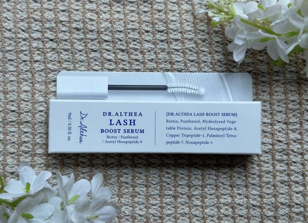 dr.althea Lash Boost Serum (Category: Face Care) located in Manila. Submitted by zoelyn16 (Listing ID 1456385523, Image 1). Description: Brand new and Sealed Authentic Dr. Althea Lash Boost Serum * Helps promote longer and fuller-looking lashes * Strengthens weak and brittle lashes * Nourishes and hydrates lash roots * Helps reduce lash breakage and fallout * Suitable for daily use and gentle on sensitive eyes.