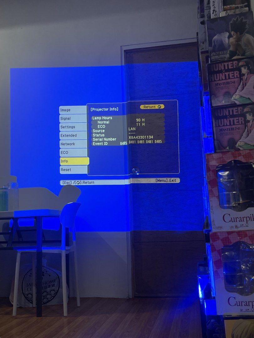 Epson EB-X51 Projector 3800 Lumens (Category: Projectors) located in Makati City. Submitted by nerrizzamanalo (Listing ID 1456321908, Image 2). Description: - Epson EB-X51 Projector - Brightness: 3800 Lumens - Usage: Only 101 hours - Connectivity: LAN available - Ideal for: Presentations & Home Cinema With Remote HDMI Power cord Used only for 101hrs. Lamp life upto 12,000hrs Taguig loc Contact number: 09215306314.