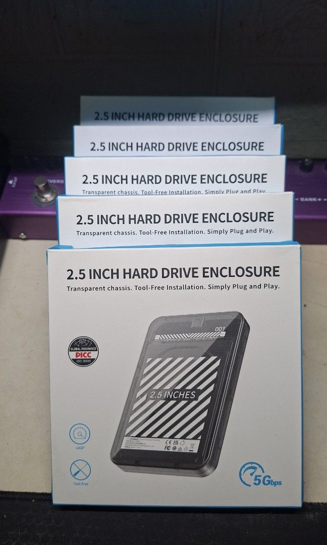 External hardisk 500gb (Category: Hard Disks & Thumbdrives) located in Pasig City. Submitted by masterkevinkarl (Listing ID 1456415892, Image 2). Description: External hardisk 500gb 500gb hdd used 100% Health Orico enclosure bnew Type c to usb cable Pickup or lalamove, Cainta.