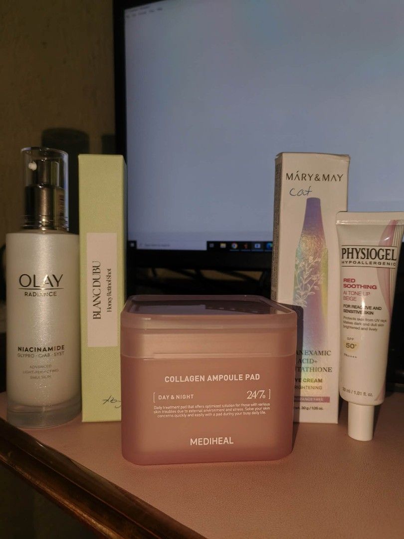 (RUSH SALE) FaceCare Bundle (Category: Face Care) located in Hermosa. Submitted by declutterme04 (Listing ID 1456415625, Image 2). Description: Items available per piece (check my listings for more details) SET includes free Physiogel tone up cream. RUSH SALE FROM 5K TO 3K AUTOPASS sa d marunong magreply, seen lang..