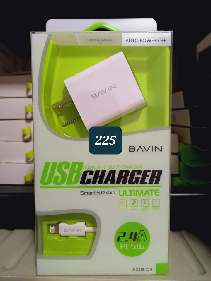 FAST CHARGER SET : MICRO, TYPE C AND IOS LIGHTNING (Category: Chargers & Cables) located in Pasig City. Submitted by gentle_jerico (Listing ID 1456306776, Image 3). Description: Fast charger set brand : Bavin, Alibaba, V power micro, type c & IOS available! pm to order. 📩.