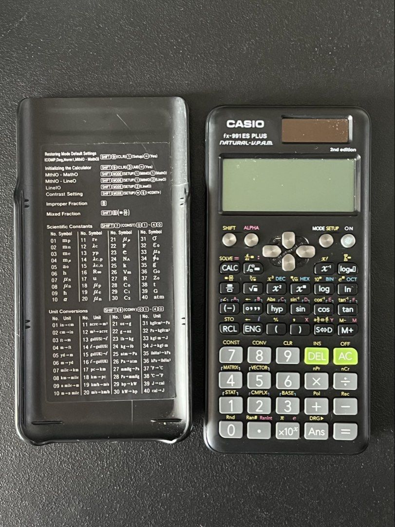 FX-991 ES PLUS (2nd Edition) (Category: Office & Business Technology) located in Rizal. Submitted by drexb (Listing ID 1456252245, Image 1). Description: fx-991 ES PLUS (2nd Edition) - Pre-loved scientific calcu for sale - Perfect for Highschool, College, and Office use - Pristine condition - Only used in engineering - Fast Shift-Solve - Super Negotiable RFS: not needed anymore.