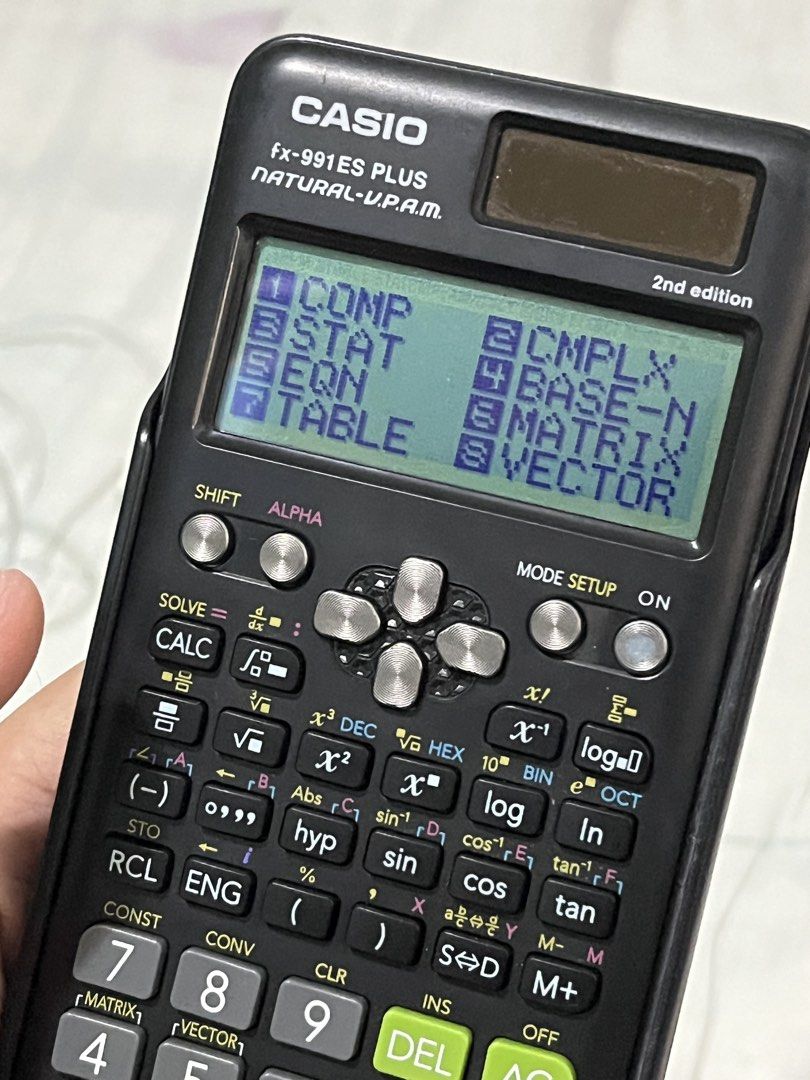 FX-991 ES PLUS (2nd Edition) (Category: Office & Business Technology) located in Rizal. Submitted by drexb (Listing ID 1456252245, Image 2). Description: fx-991 ES PLUS (2nd Edition) - Pre-loved scientific calcu for sale - Perfect for Highschool, College, and Office use - Pristine condition - Only used in engineering - Fast Shift-Solve - Super Negotiable RFS: not needed anymore.